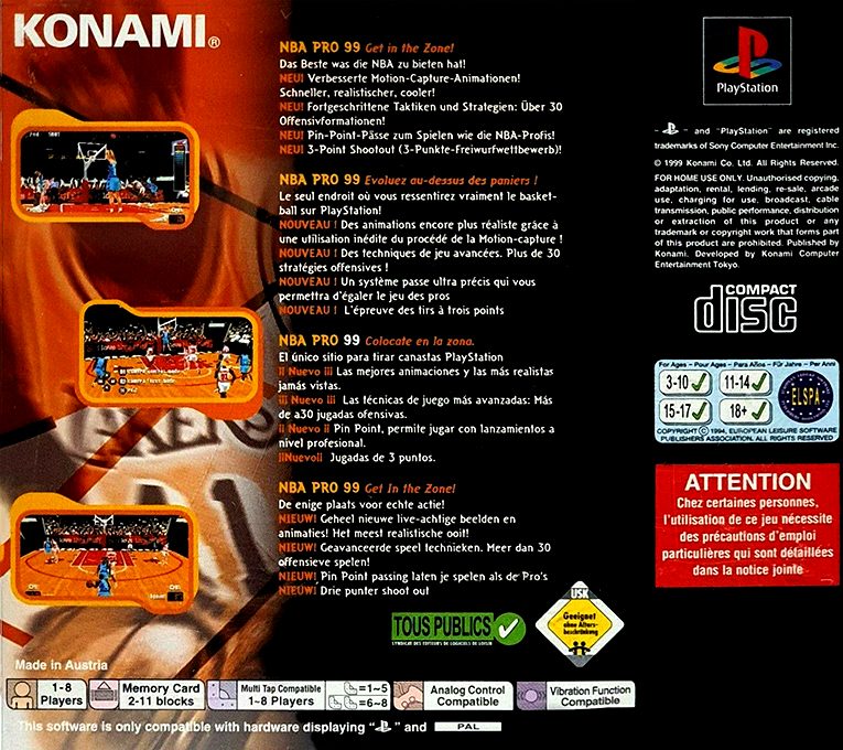 NBA in the Zone '99 - Dos