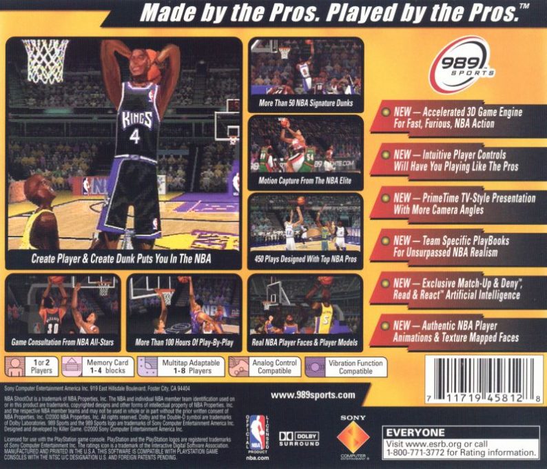 NBA ShootOut 2001 - Dos