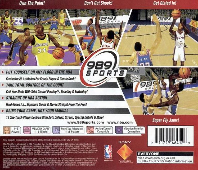 NBA ShootOut 2002 - Dos