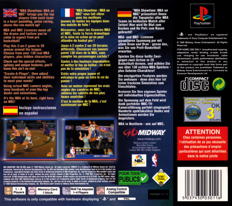 NBA Showtime : NBA on NBC - Dos