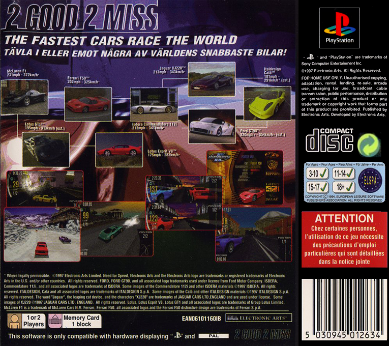 Need for Speed II - Dos