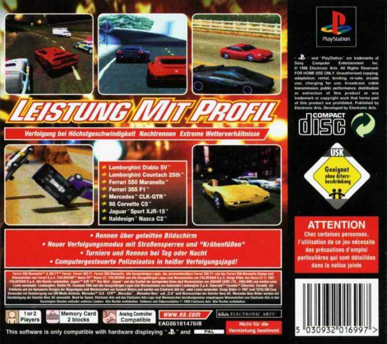 Need for Speed III : Hot Pursuit - Dos