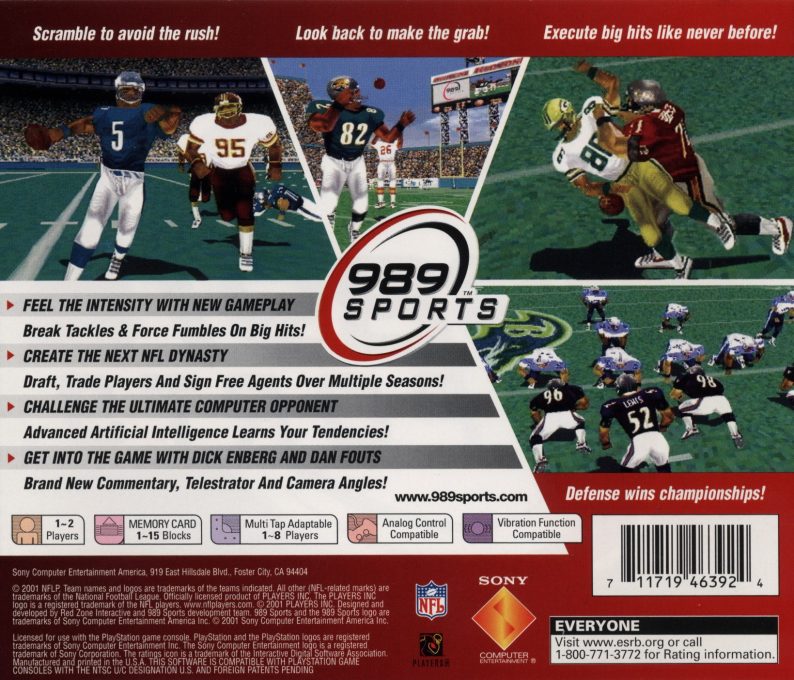NFL GameDay 2002 - Dos