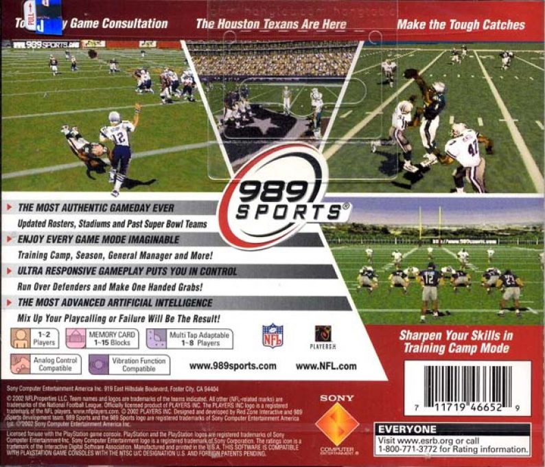 NFL GameDay 2003 - Dos