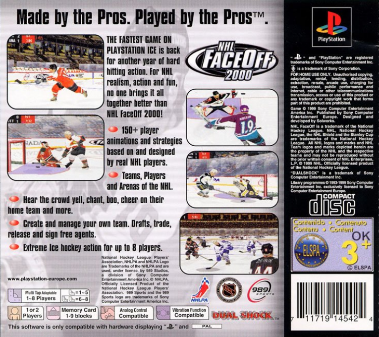 NHL FaceOff 2000 - Dos