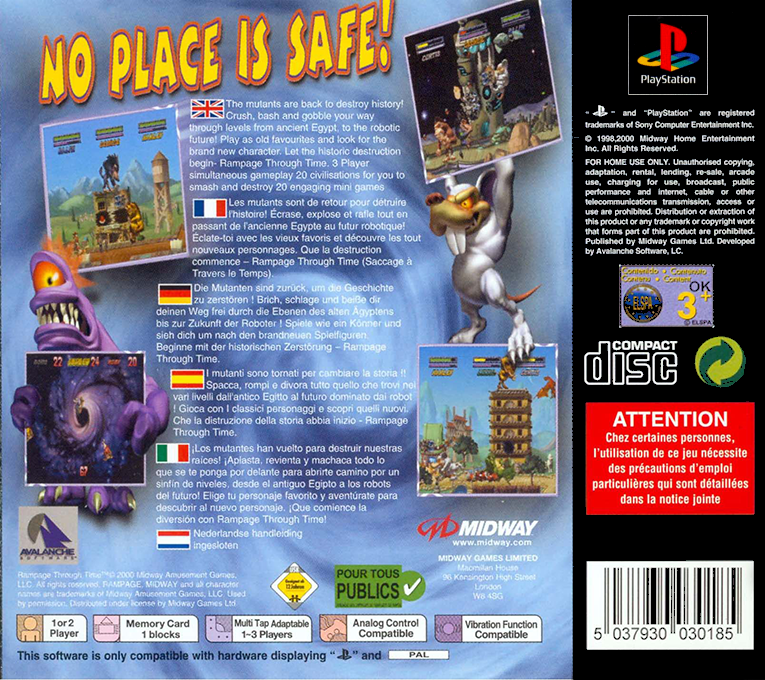 Rampage : Through Time - Dos