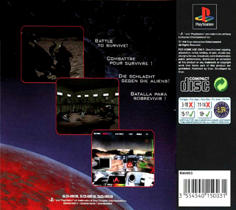 Raven Project, The dos