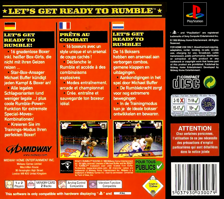 Ready 2 Rumble Boxing - Dos