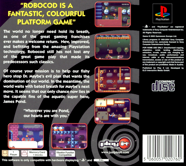 Robocod - James Pond 2 dos