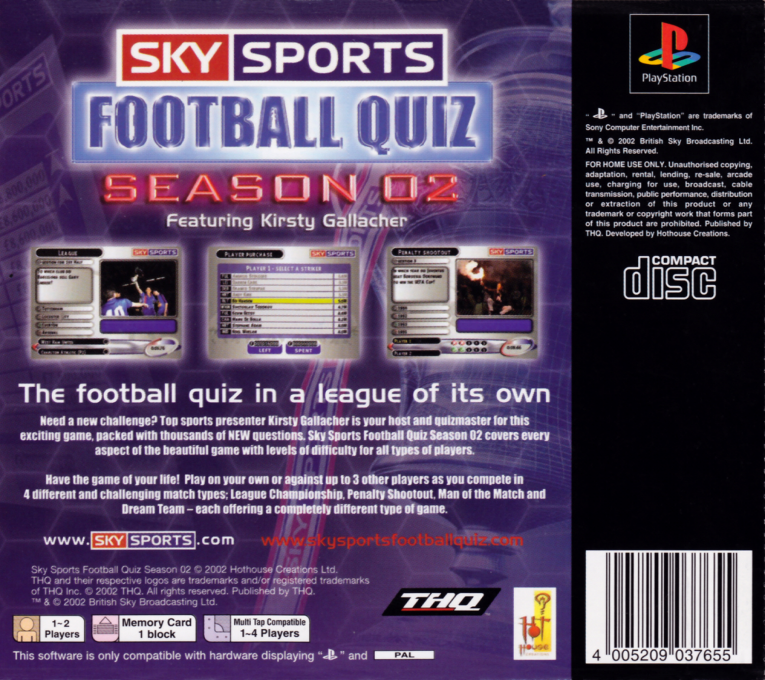 Sky Sports Football Quiz - Season 02 dos