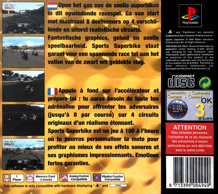 Sports Superbike dos