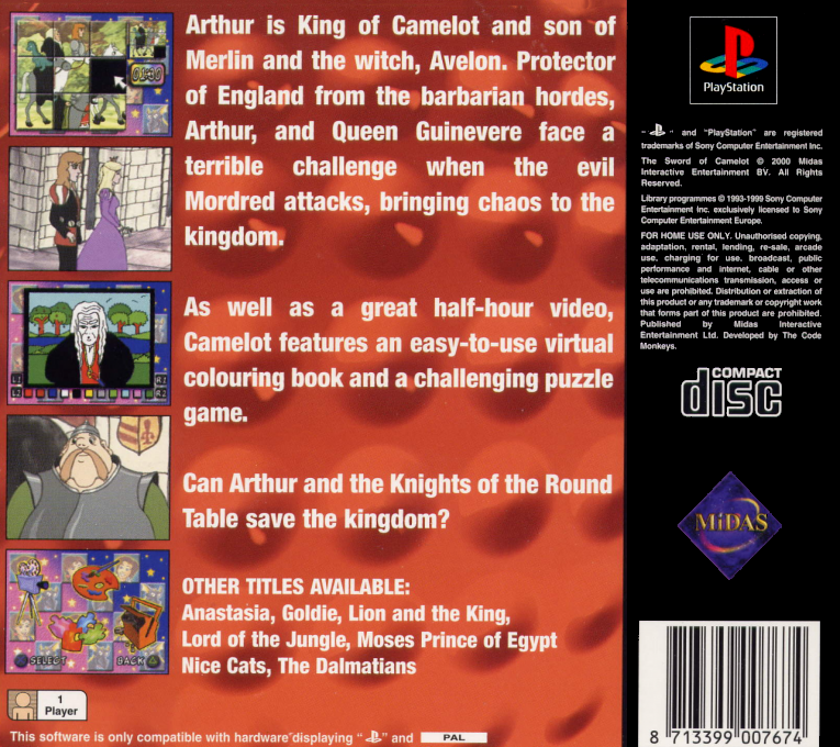 Sword Of Camelot, The dos