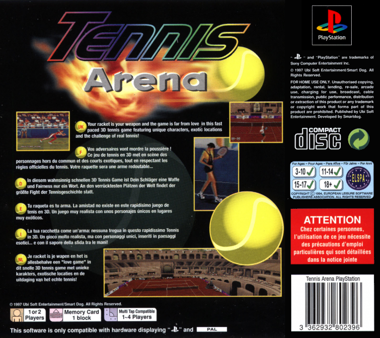 Tennis Arena - Dos