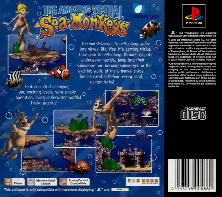 The Amazing Virtual Sea-Monkeys dos