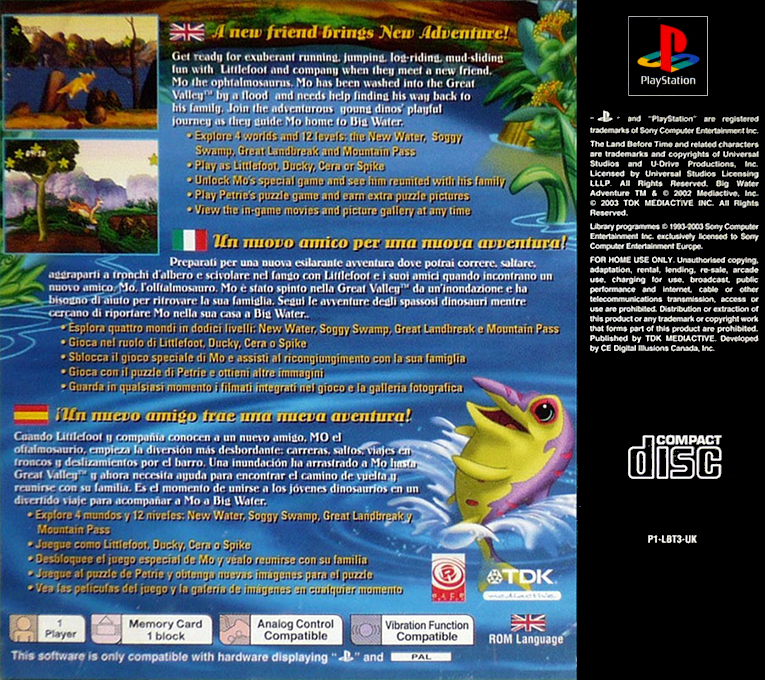 The Land Before Time : Big Water Adventure dos