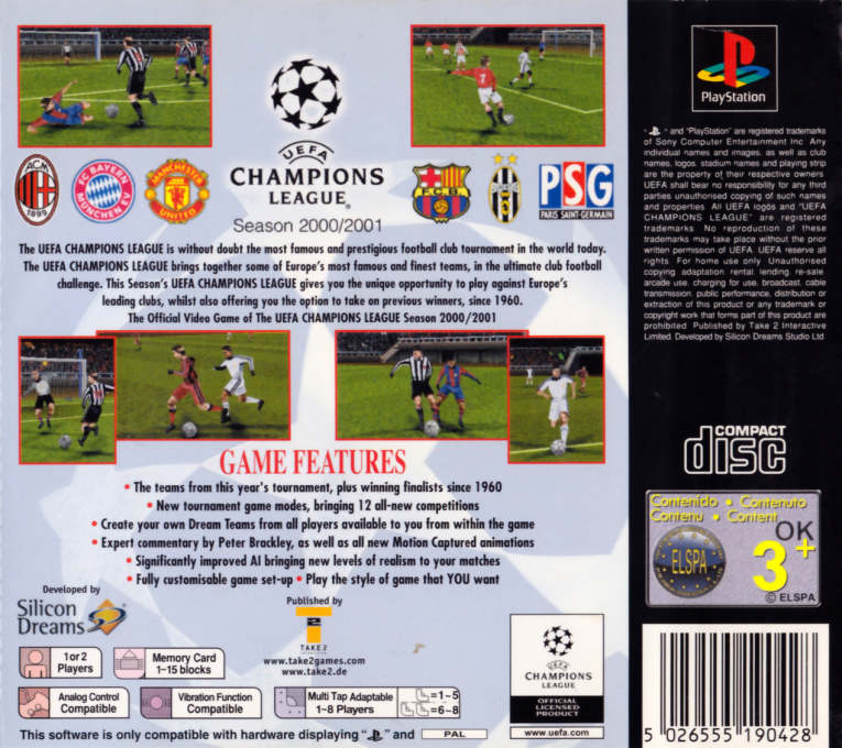 UEFA Champions League Season 2000-2001 - Dos
