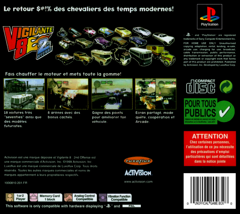 Vigilante 8 : 2nd Offense - Dos