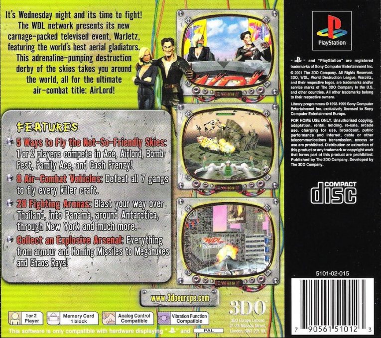 World Destruction League : WarJetz - Dos