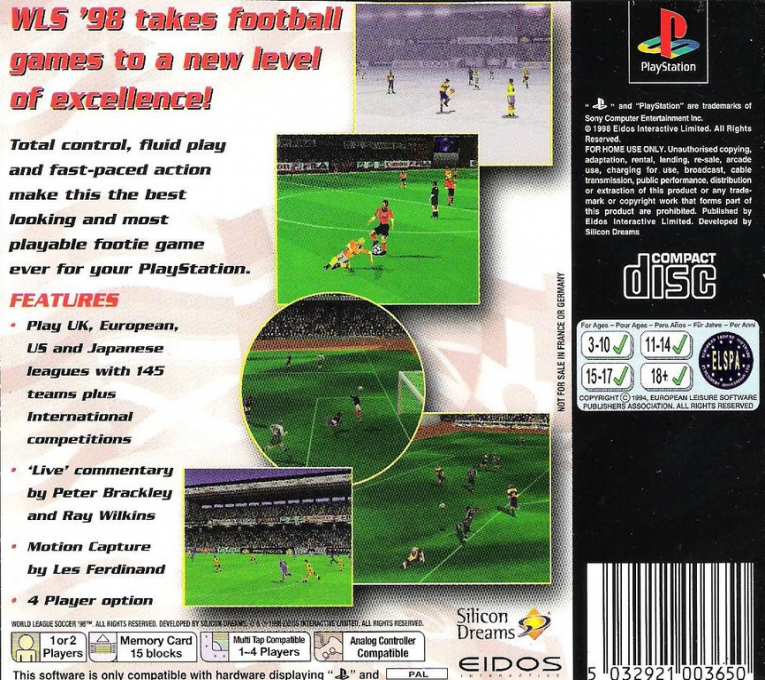 World League Soccer 98 dos