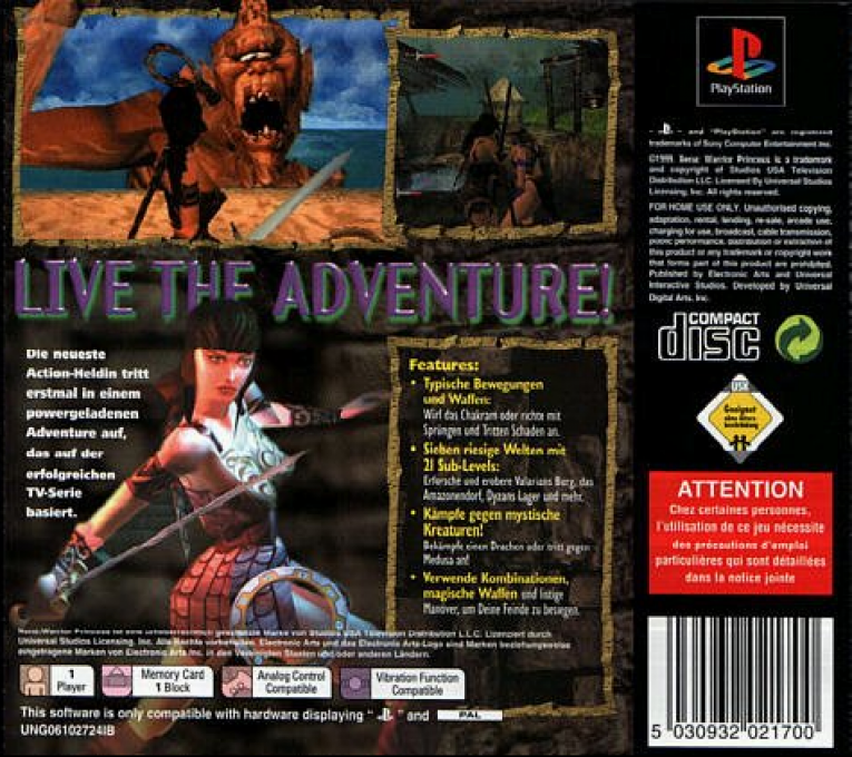 Xena : Warrior Princess - Dos