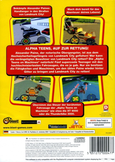 Action Man A.t.o.m. - Alpha Teens On Machines - Dos