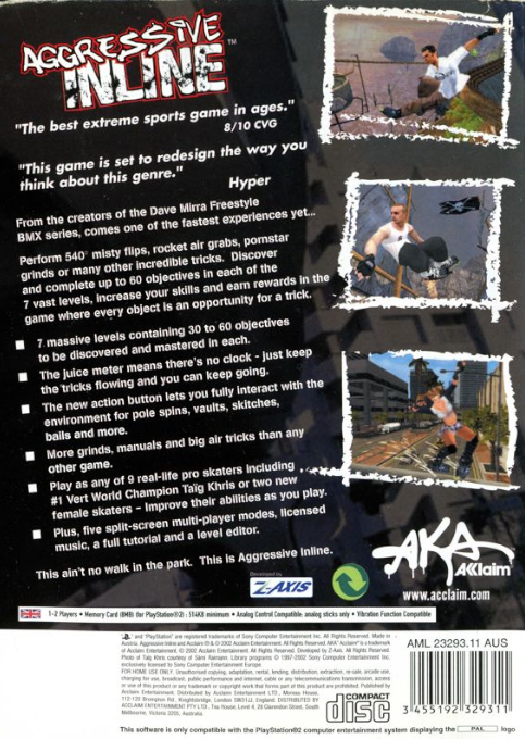 Aggressive Inline - Dos