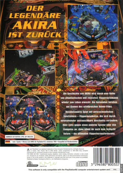 Akira Psycho Ball - Dos