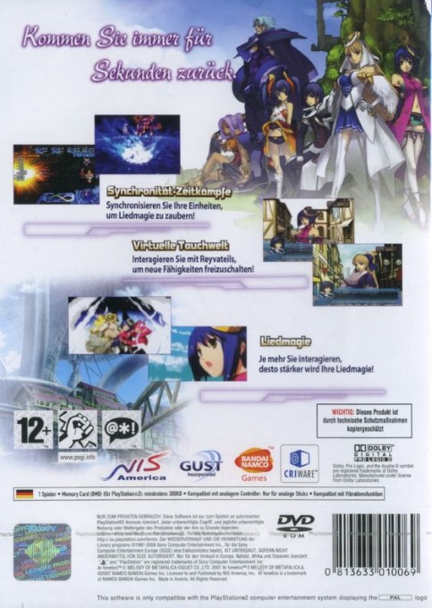 Ar tonelico II : Melody of Metafalica - Dos