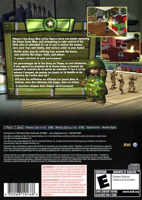 Army Men : Soldiers of Misfortune - Dos