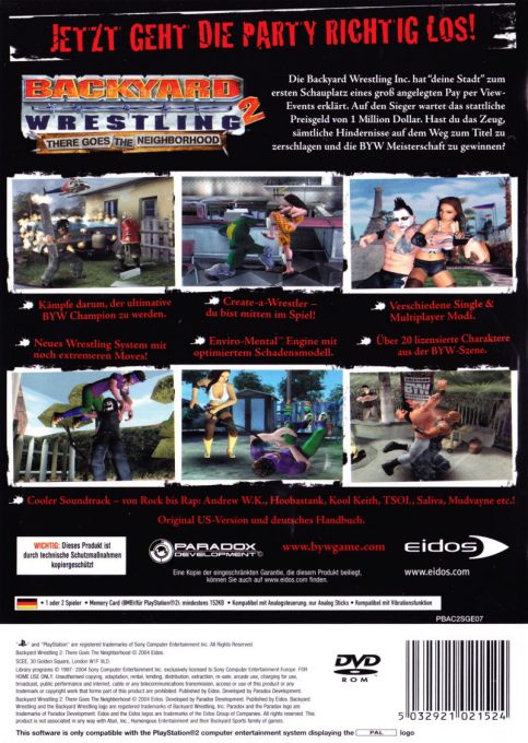Backyard Wrestling 2 : There Goes the Neighborhood dos