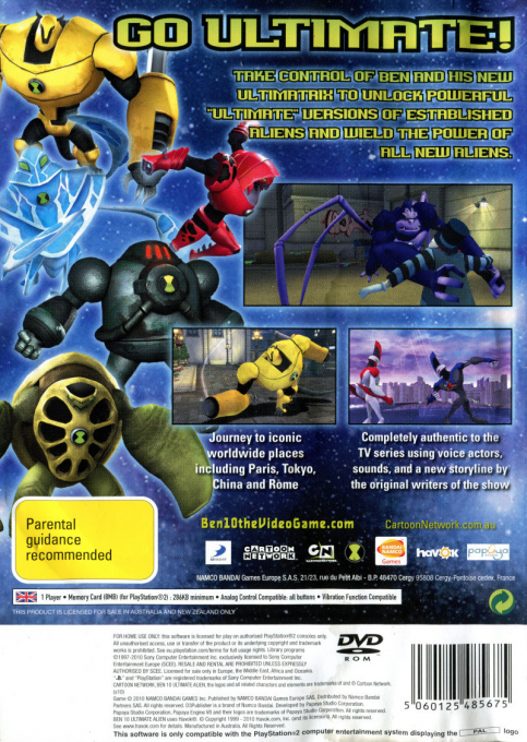 Ben 10 : Ultimate Alien, Cosmic Destruction - Dos