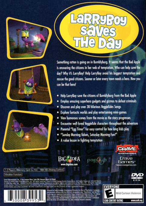 Big Idea's VeggieTales : LarryBoy and the Bad Apple - Dos
