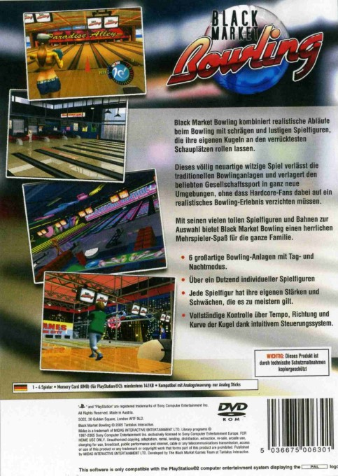 Black Market Bowling - Dos