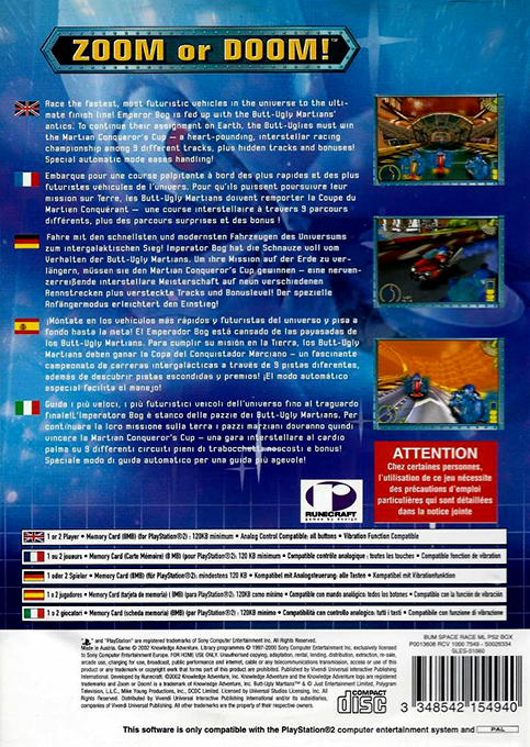 Butt-Ugly Martians : Zoom or Doom! - Dos