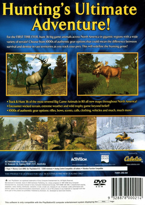 Cabela's Big Game Hunter 2005 Adventures - Dos