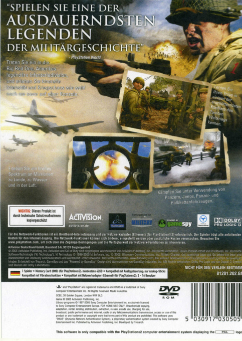 Call of Duty 2 : Big Red One - Dos