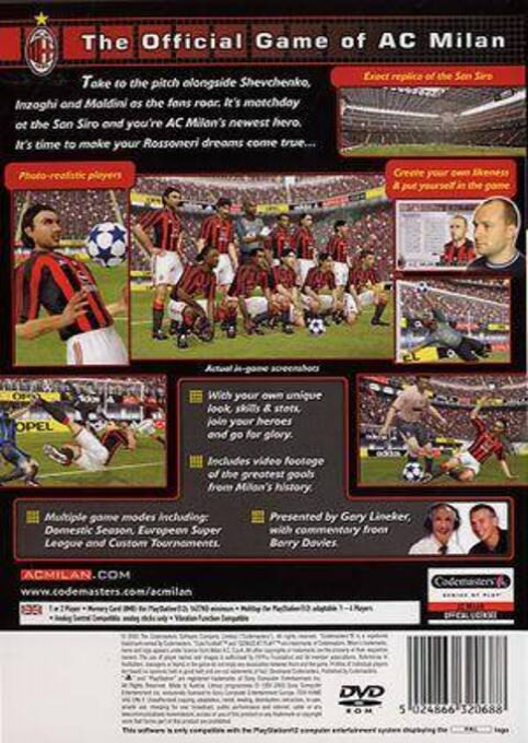 Club Football - AC Milan - Dos