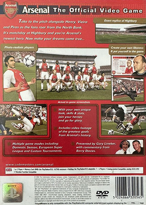 Club Football - Arsenal - Dos