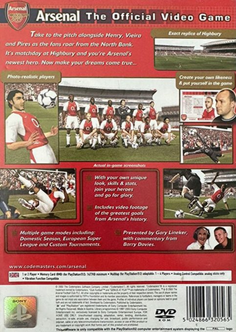 Club Football - Arsenal dos