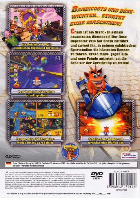 Crash Nitro Kart - Dos