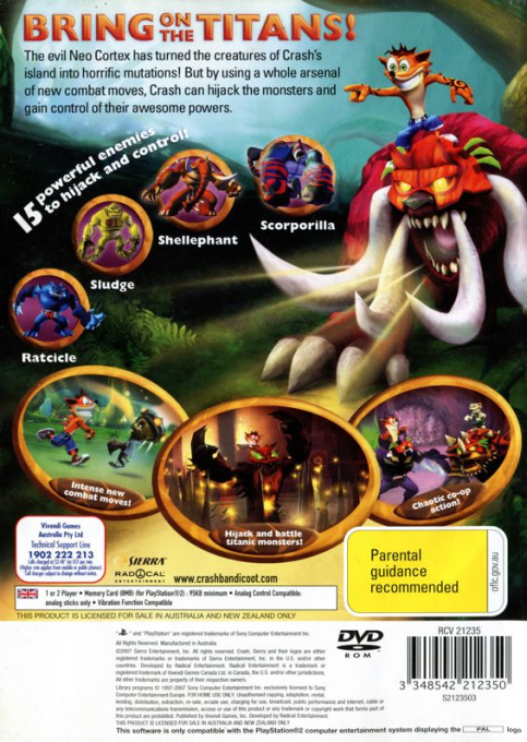 Crash of the Titans - Dos