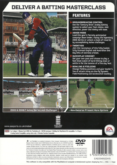 Cricket 07 - Dos