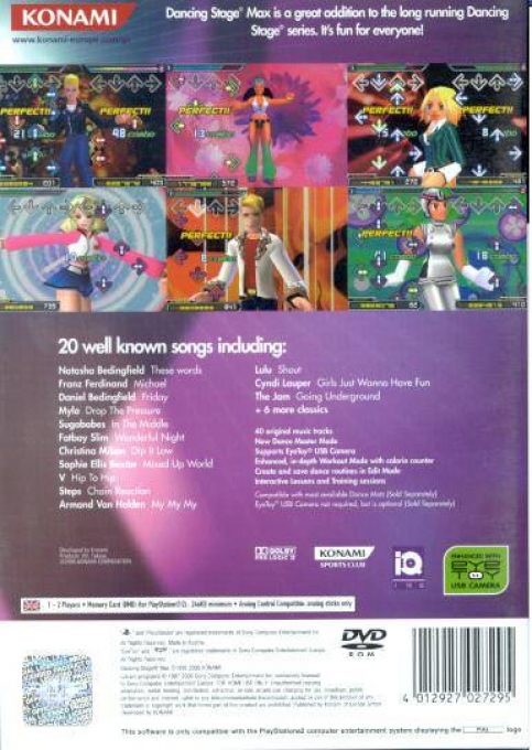 Dance Dance Revolution Extreme 2 dos