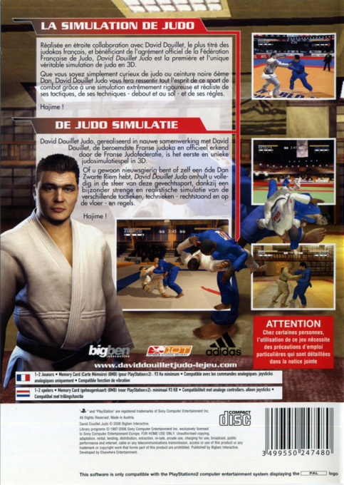 David Douillet Judo - Dos
