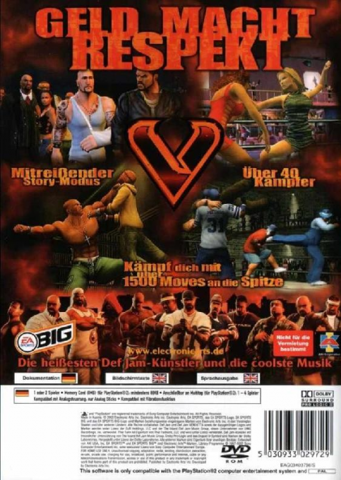 Def Jam : Vendetta - Dos