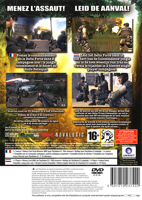 Delta Force : Black Hawk Down, Team Sabre - Dos