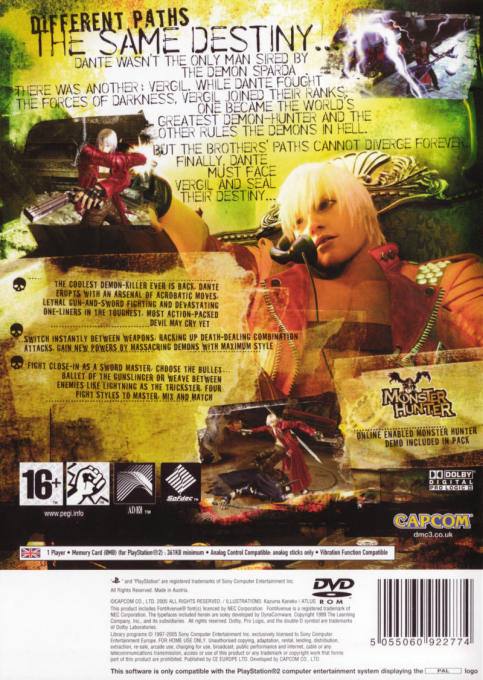 Devil May Cry 3 : Dante's Awakening - Dos