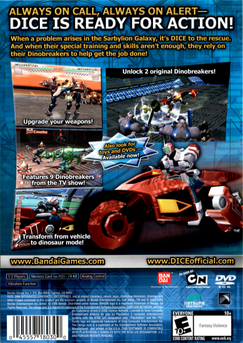 DICE : DNA Integrated Cybernetic Enterprises - Dos