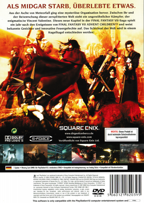 Dirge of Cerberus : Final Fantasy VII - Dos