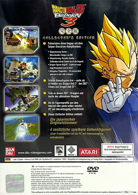 Dragon Ball Z - Budokai 3 - Collector's Edition - Dos